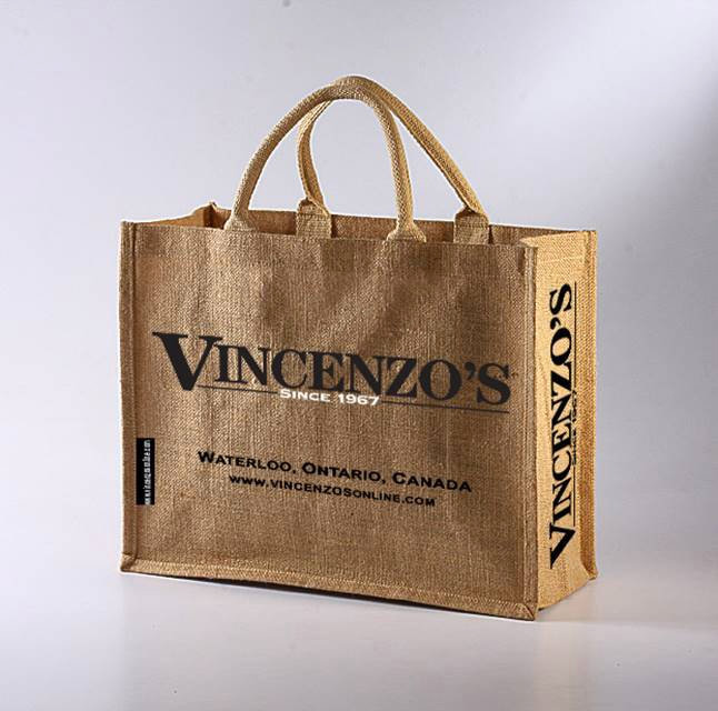 VINCENZO's Burlap Bag