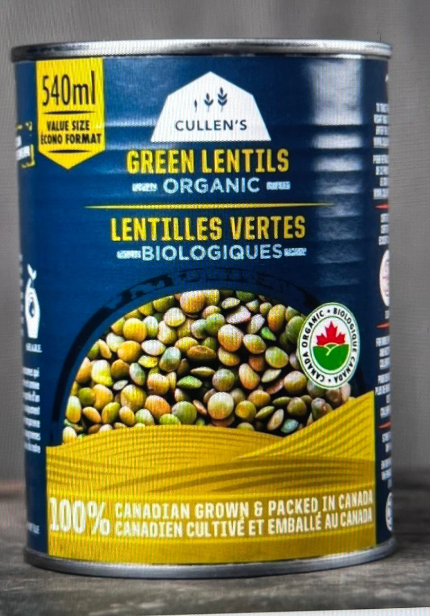 Cullen Foods - Organic Lentils