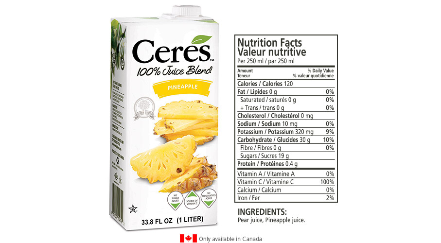 Ceres - Pineapple 1 L