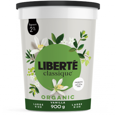 Liberte - Classique - Organic - 2% Vanilla - 900g