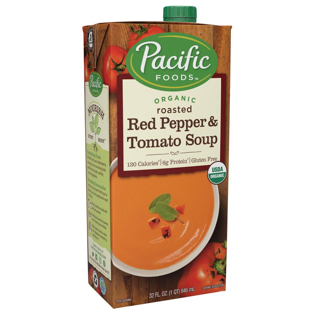 Pacific Foods Organic - Roasted Red Pepper and Tomato - 1L