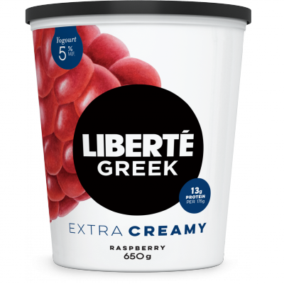 Liberte - Extra Creamy Greek - 5% Raspberry - 650g