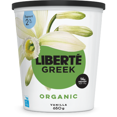 Liberte - Greek - Organic - 2% Vanilla - 650g