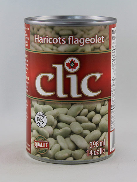 Clic - Canned - 15 oz - Flageolet