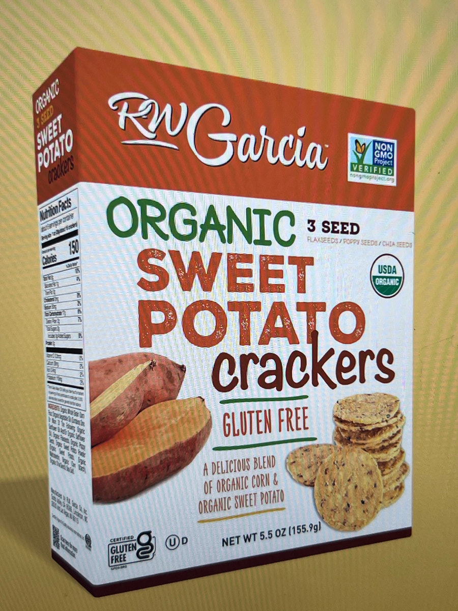 RW Garcia - 3 Seed Crackers - Sweet Potato