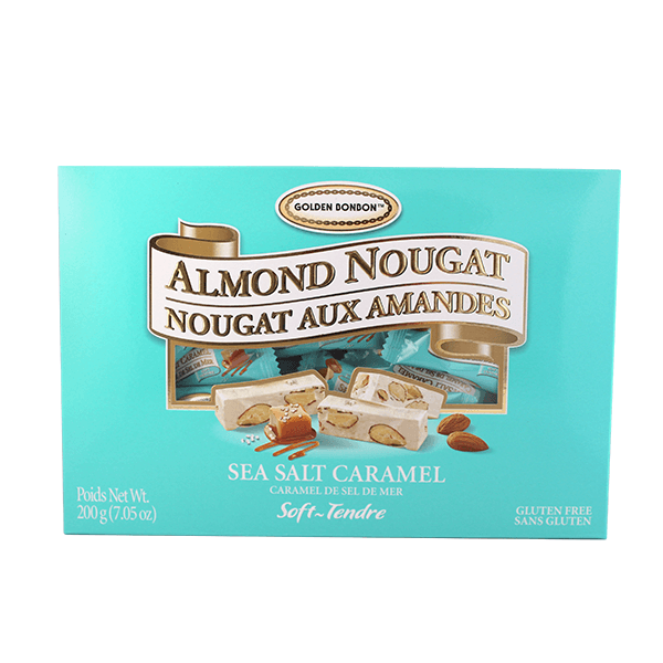 Golden Bonbon - Soft Almond Nougat - Sea Salt - 200g