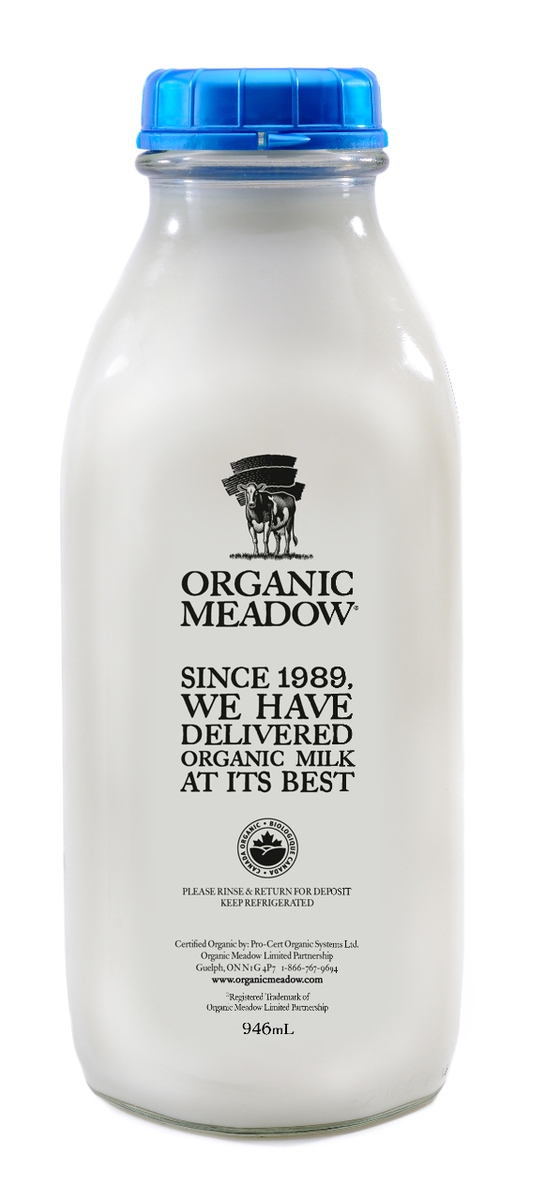 Organic Meadow - 2% Partly Skimmed Organic Milk (1lt)