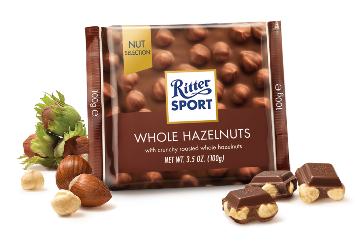 Ritter Sport - Milk Chocolate with Whole Hazlenuts