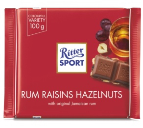 Ritter Sport - Rum Raisins and Hazelnuts