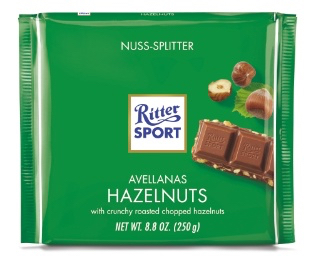 Ritter Sport - Milk Chocolate with Hazelnuts