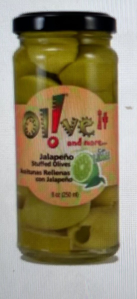 Olive It - Jalapeno Lime Stuffed Olives