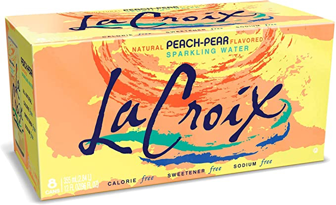 La Croix - Peach Pear Sparkling Water - 8x355ml