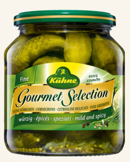Kuehne - Gourmet Selection Gherkins