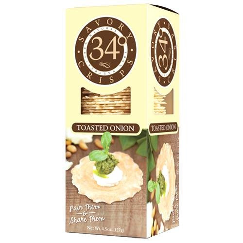 34 Degrees - Crispbread 34” - Toasted Onion