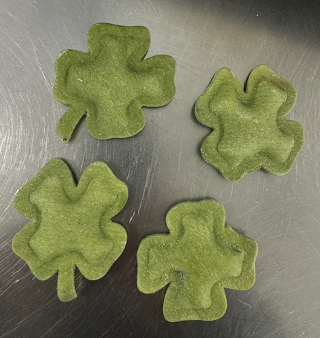 Shamrock Shaped Ravioli Pasta